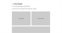Desktop Screenshot of chrisruppel.com